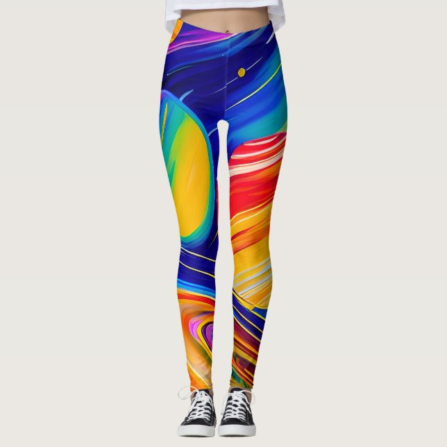 Cosmic-Inspired Leggings (Front)