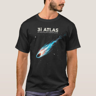 Cosmic Interstellar Comet Atlas Visitor 2025 Space T-Shirt