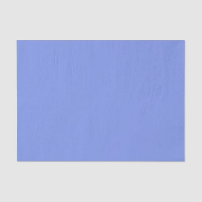 Cosmic Iris solid colour pastel blue violet Tissue Paper (Front)