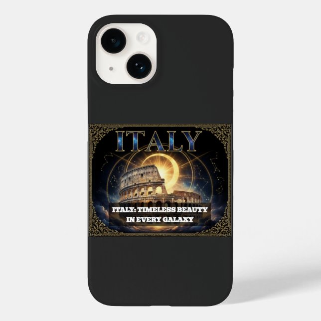 Cosmic Italy Roman Colosseum Celestial Art Case-Mate iPhone Case (Back)