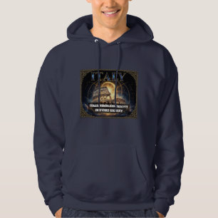 Cosmic Italy Roman Colosseum Celestial Art Hoodie