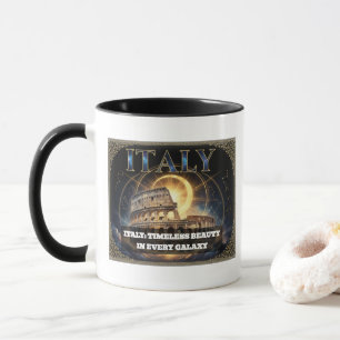 Cosmic Italy Roman Colosseum Celestial Art Mug