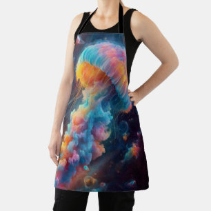 Cosmic Jellyfish Artwork Apron