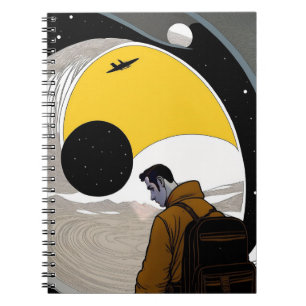 Cosmic Journey Illustration Notebook
