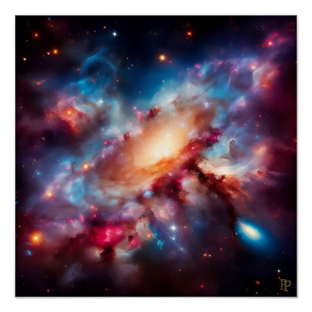 Cosmic Kaleidoscope Poster (Front)