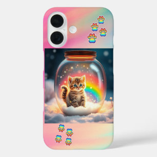 Cosmic Kitten Quest iPhone 16 Case