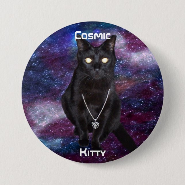 Cosmic Kitty Button (Front)