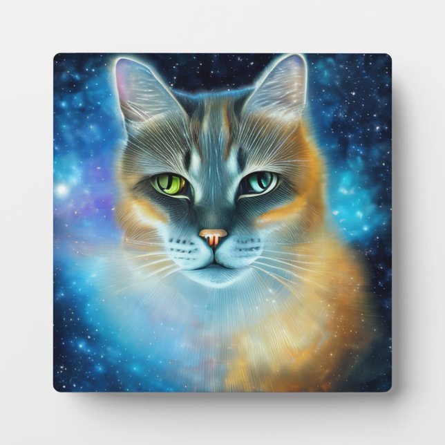 Cosmic Kitty Plaque (Front)