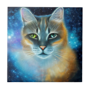 Cosmic Kitty Tile