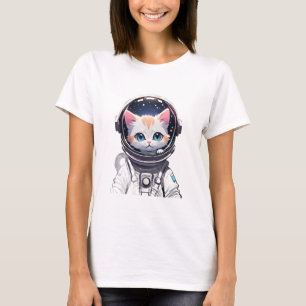Cosmic Kitty's Nebula Dreams T-Shirt