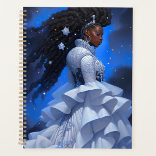 Cosmic Lady African American Fantasy Art Planner