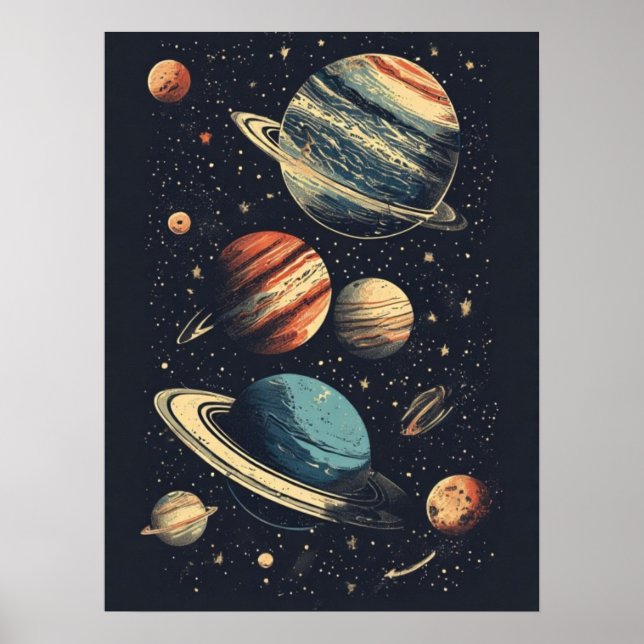 Cosmic Landscape Poster (Front)