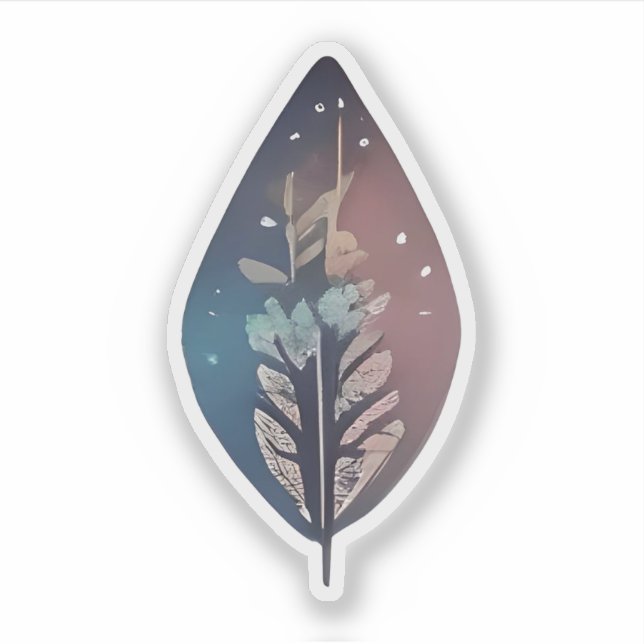 Cosmic Leaf Silhouette (Front)