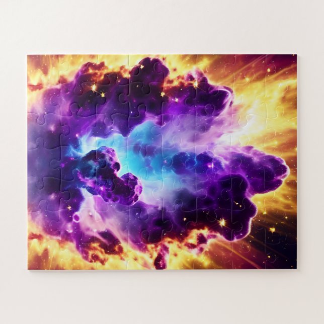 Cosmic Learning Fun Amazing Nebulae in Universe Jigsaw Puzzle (Horizontal)