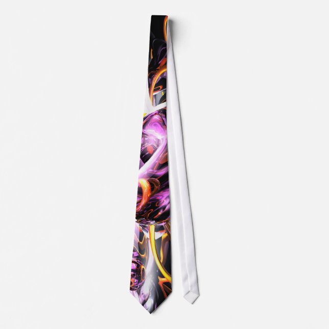 Cosmic Lightning Abstract Tie (Front)