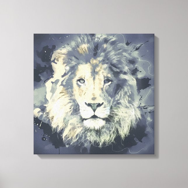 COSMIC LION KING CANVAS PRINT (Front)