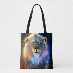 Cosmic Lion Tote Bag