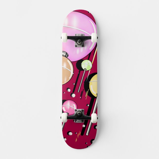 Cosmic Lollipops Skateboard Deck (Front)