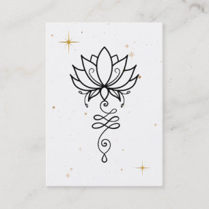 *~* Cosmic Lotus Nirvana Sacred Geometry Business  Card