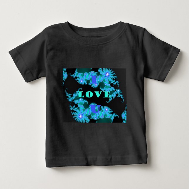 Cosmic Love Elements Art Print Baby T-Shirt (Front)