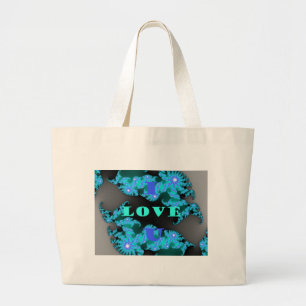 Cosmic Love Elements Art Print Large Tote Bag