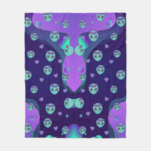 Cosmic Love Fleece Blanket