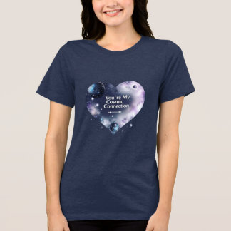 Cosmic Love Women’s Tri-Blend – Galaxy Themed Tri-Blend Shirt