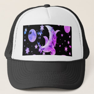 Cosmic Lunar Hat – Astronomy Inspired Headwear