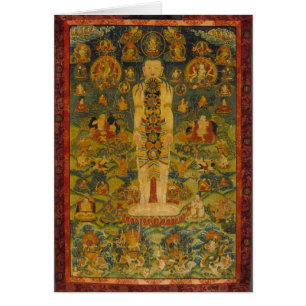 Cosmic Man Tibetan Yoga Thangka