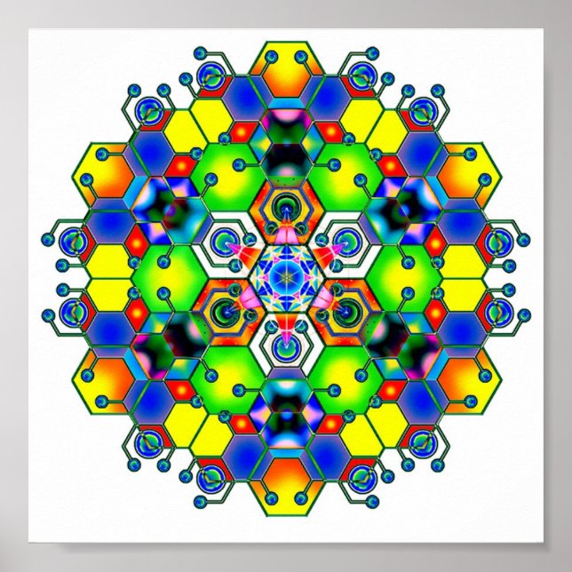 Cosmic Mandala 1 Poster (Front)