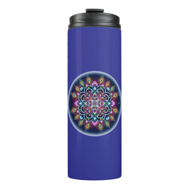 Cosmic Mandala Thermal Tumbler (Front)