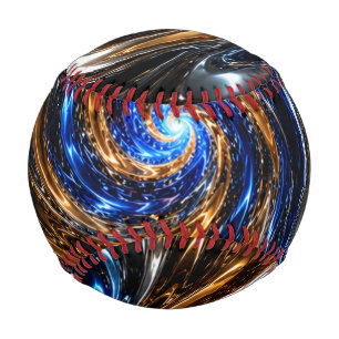 Cosmic Metal Vortex 3D Baseball