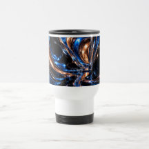 Cosmic Metal Vortex 3D Mugs