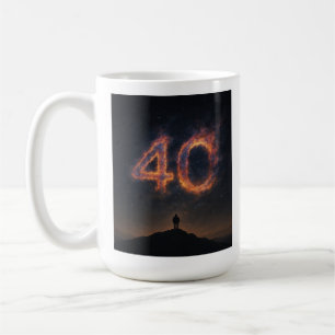 Cosmic Milestone: 40th Birthday Mug