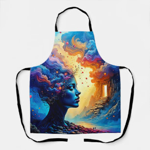 Cosmic Mindscape Art Apron