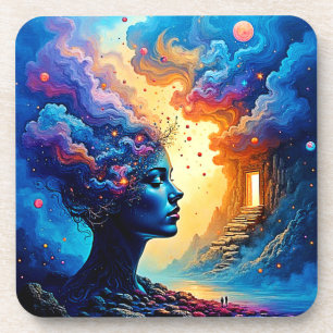 Cosmic Mindscape Art Coaster