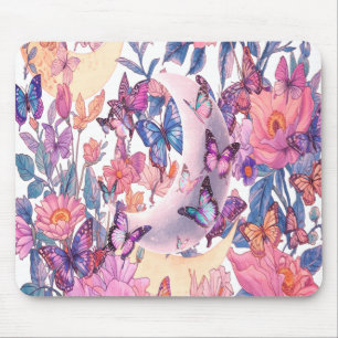 Cosmic Moon Mousepad – Celestial Desk Decor