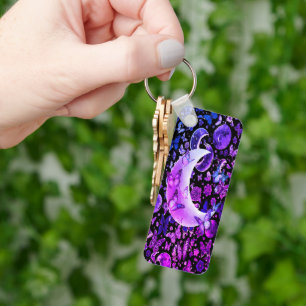 Cosmic Moonlight Key Ring – Astronomy Inspired