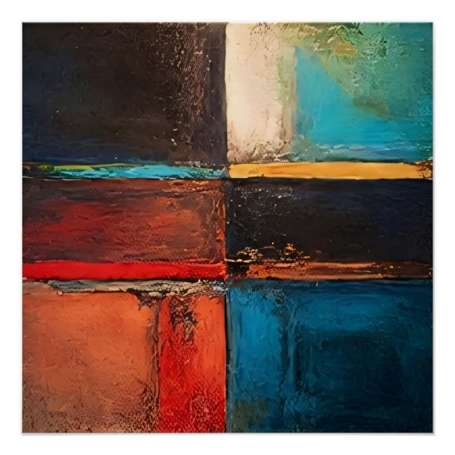 Cosmic Mosaic Poster (Front)