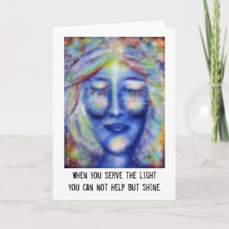 "Cosmic Mother" Art & Quote Card