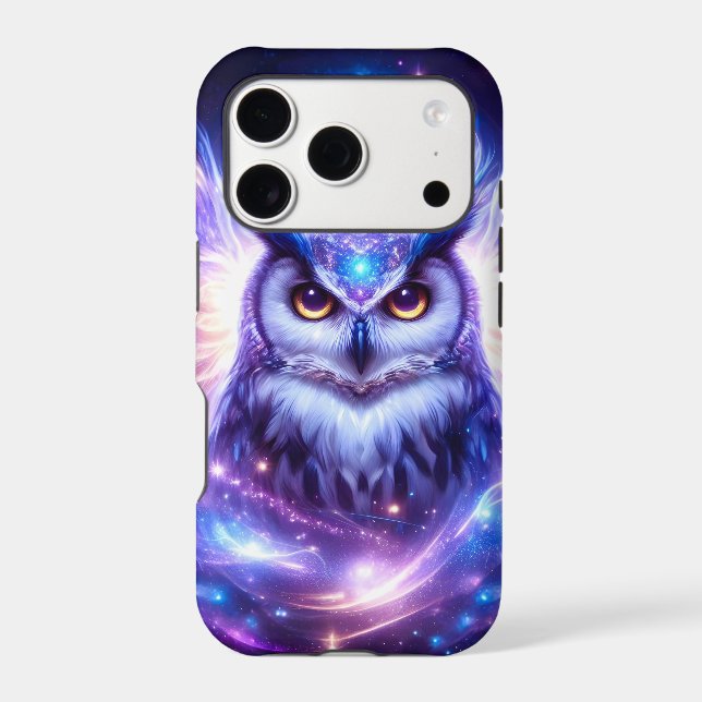 Cosmic Mystical Wisdom Celestial Spiritual Owl  (Back)
