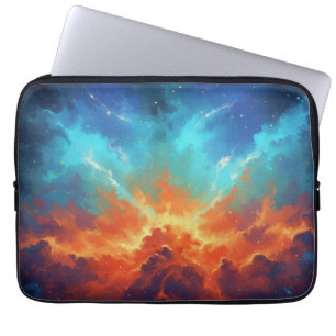Cosmic Nebula Abstract Galaxy Space Art Laptop Sleeve