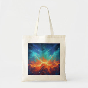 Cosmic Nebula Abstract Galaxy Space Art Tote Bag