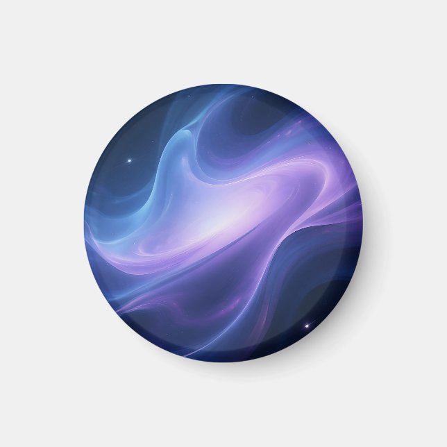 Cosmic Nebula Galaxy Swirl Abstract Magnet (Front)