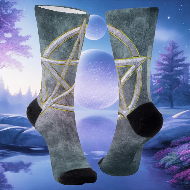 Cosmic Nexus: Marble Pentagram Socks (Creator Uploaded)