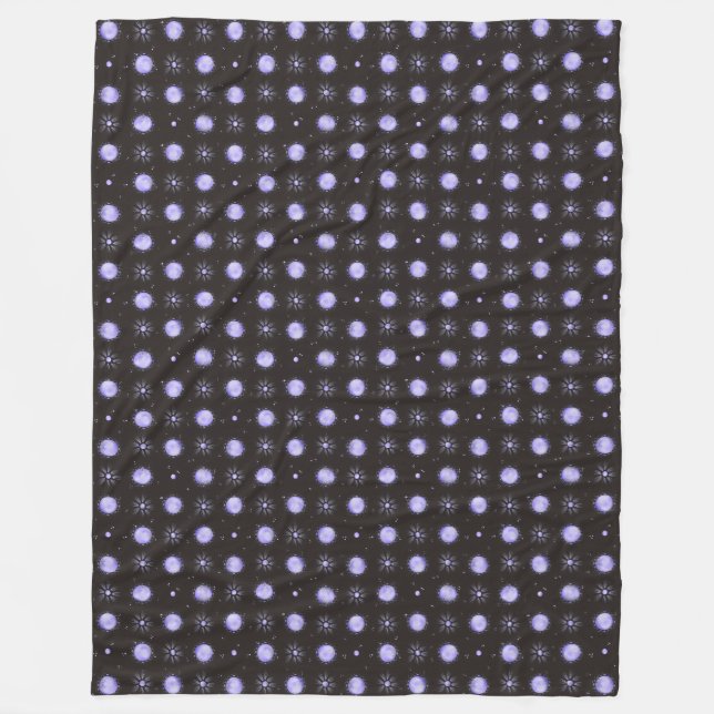 Cosmic Night Sky Fleece Blanket for Cosy Comfort (Front)