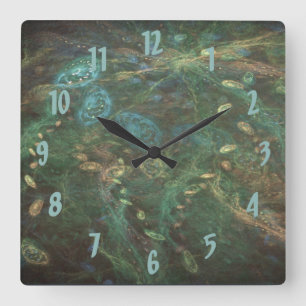 Cosmic Ocean Wall Clock