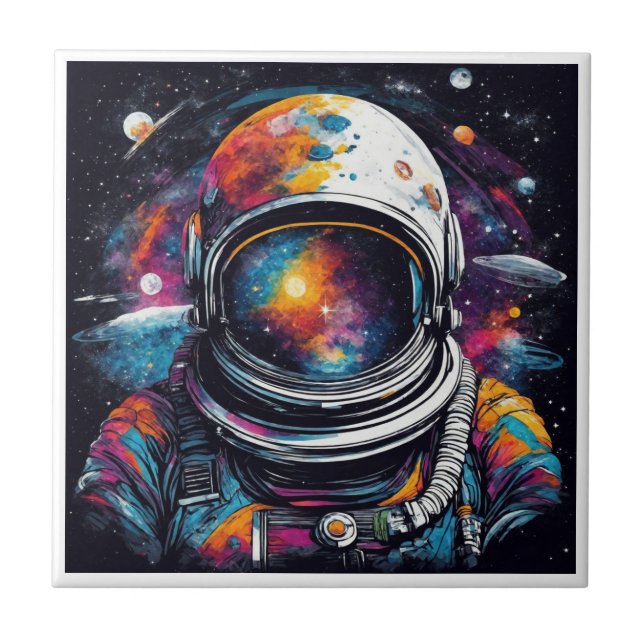 Cosmic Odyssey - Experience the Universe's Embrace Tile (Front)