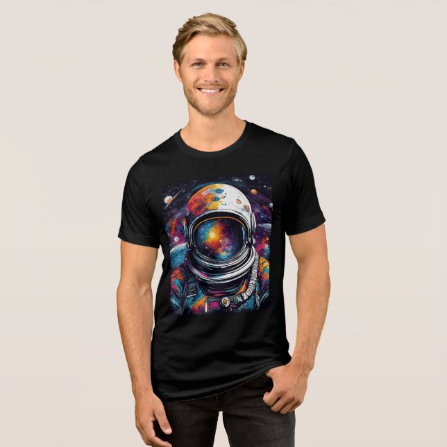Cosmic Odyssey - Feel the Universe within You! Tri-Blend Shirt (Front Full)