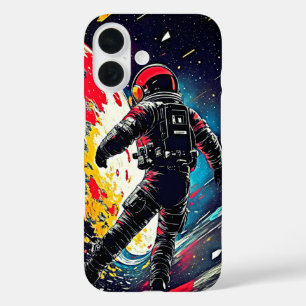 Cosmic Odyssey - Shattered Realms of Space iPhone 16 Case